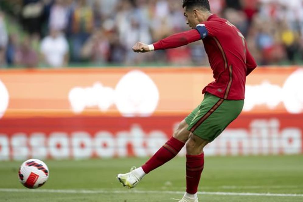 Der 37 Jahre alte Cristiano Ronaldo hatte im Hinspiel gegen die Schweiz zwei Tore erzielt.
