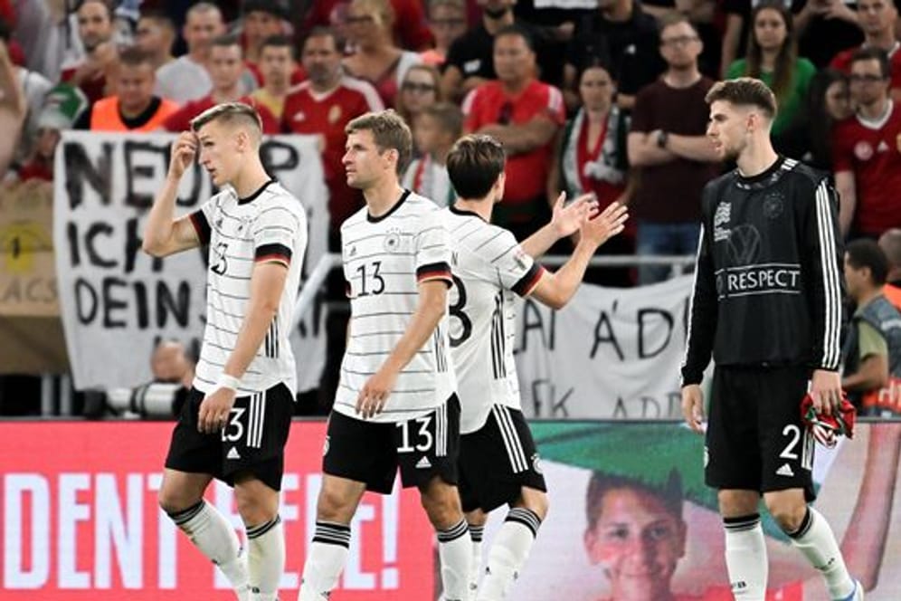 Die deutsche Nationalmannschaft zeigte in Ungarn eine enttäuschende Leistung.