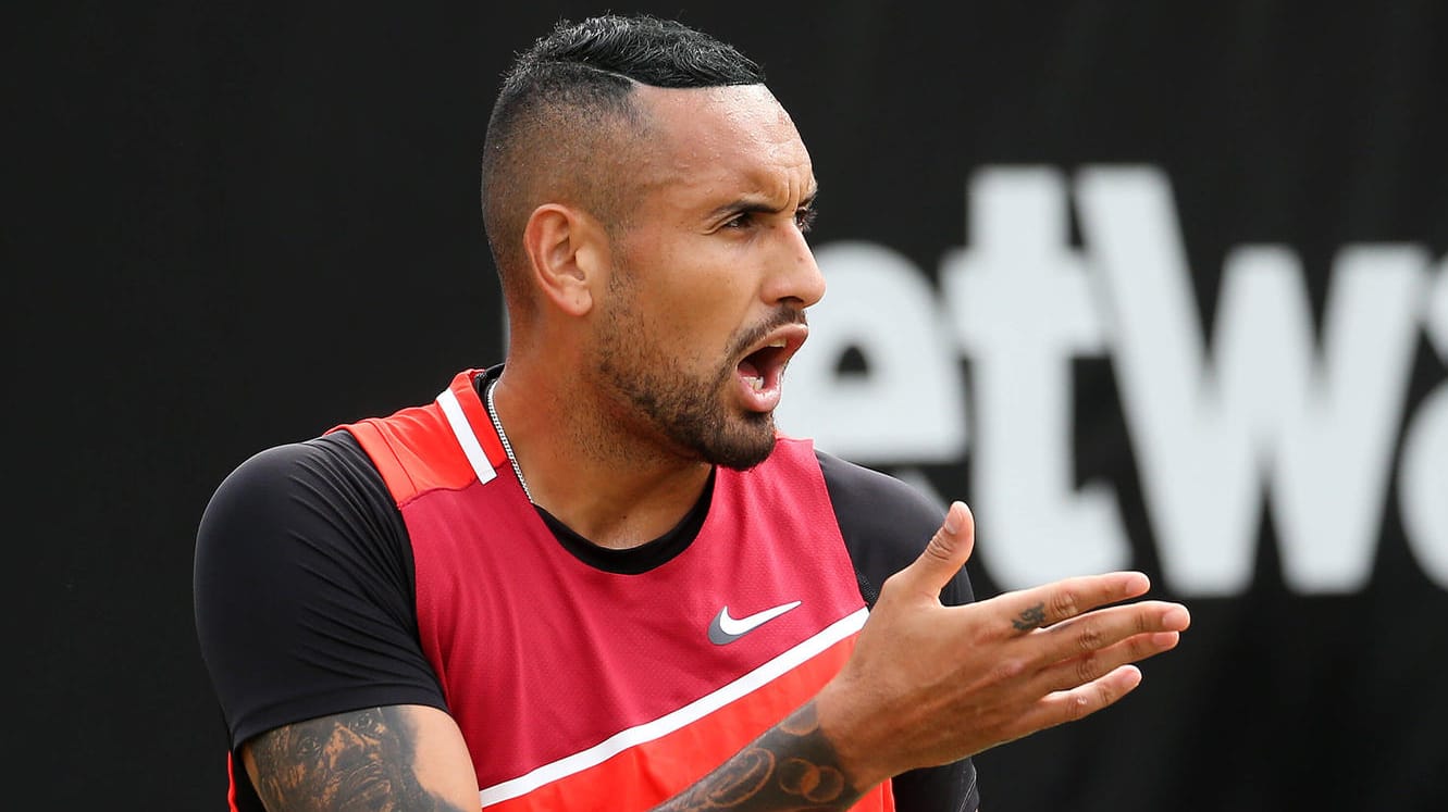 Nick Kyrgios beim Turnier in Stuttgart: Schwere Vorwürfe gegen das Publikum.