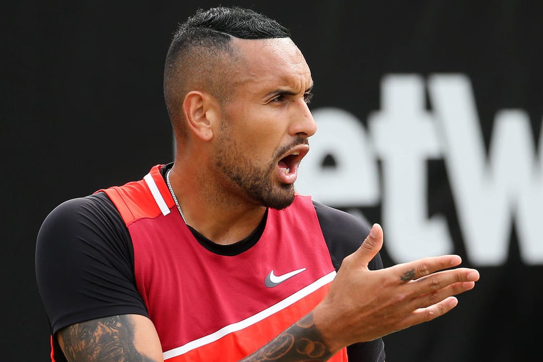 Nick Kyrgios beim Turnier in Stuttgart: Schwere Vorwürfe gegen das Publikum.