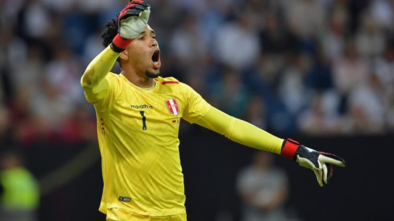 Torwart Pedro Gallese will mit Peru zur WM.