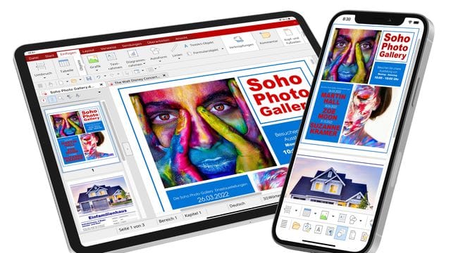 Softmakers mobiles Officepaket ist dreigeteilt: Textmaker (Bild), Planmaker und Presentations können je nach Bedarf separat installiert werden. Softmakers mobiles Officepaket ist dreigeteilt: Textmaker (Bild), Planmaker und Presentations können je nach Bedarf separat installiert werden.