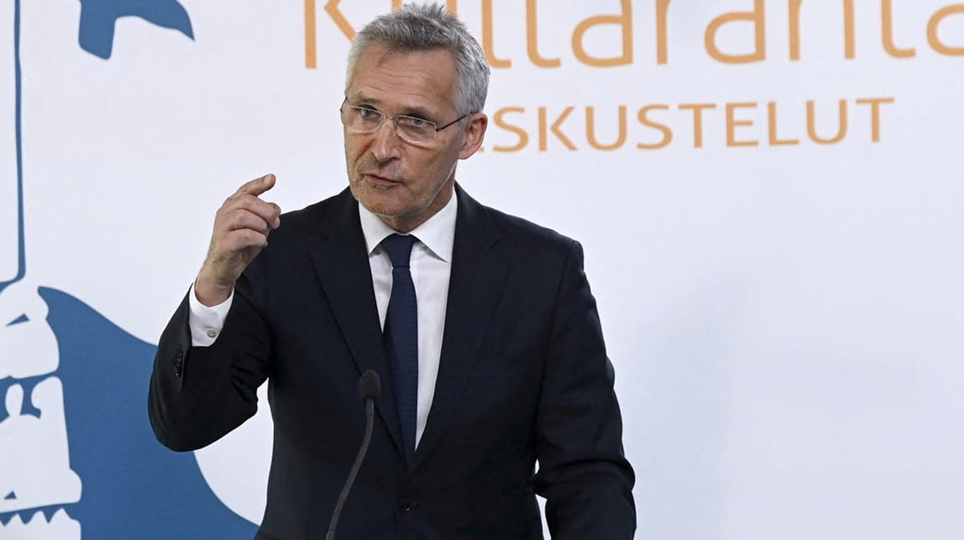 Jens Stoltenberg in Finnland: Der Nato-Generalsekretär will zwischen Finnland, Schweden und der Türkei vermitteln.