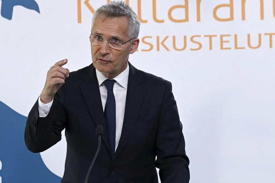 Jens Stoltenberg in Finnland: Der Nato-Generalsekretär will zwischen Finnland, Schweden und der Türkei vermitteln.