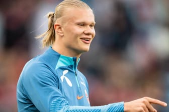 Erling Haaland bei der norwegischen Nationalmannschaft: Der Wechsel des Stürmers zu Manchester City steht nun endgültig fest.