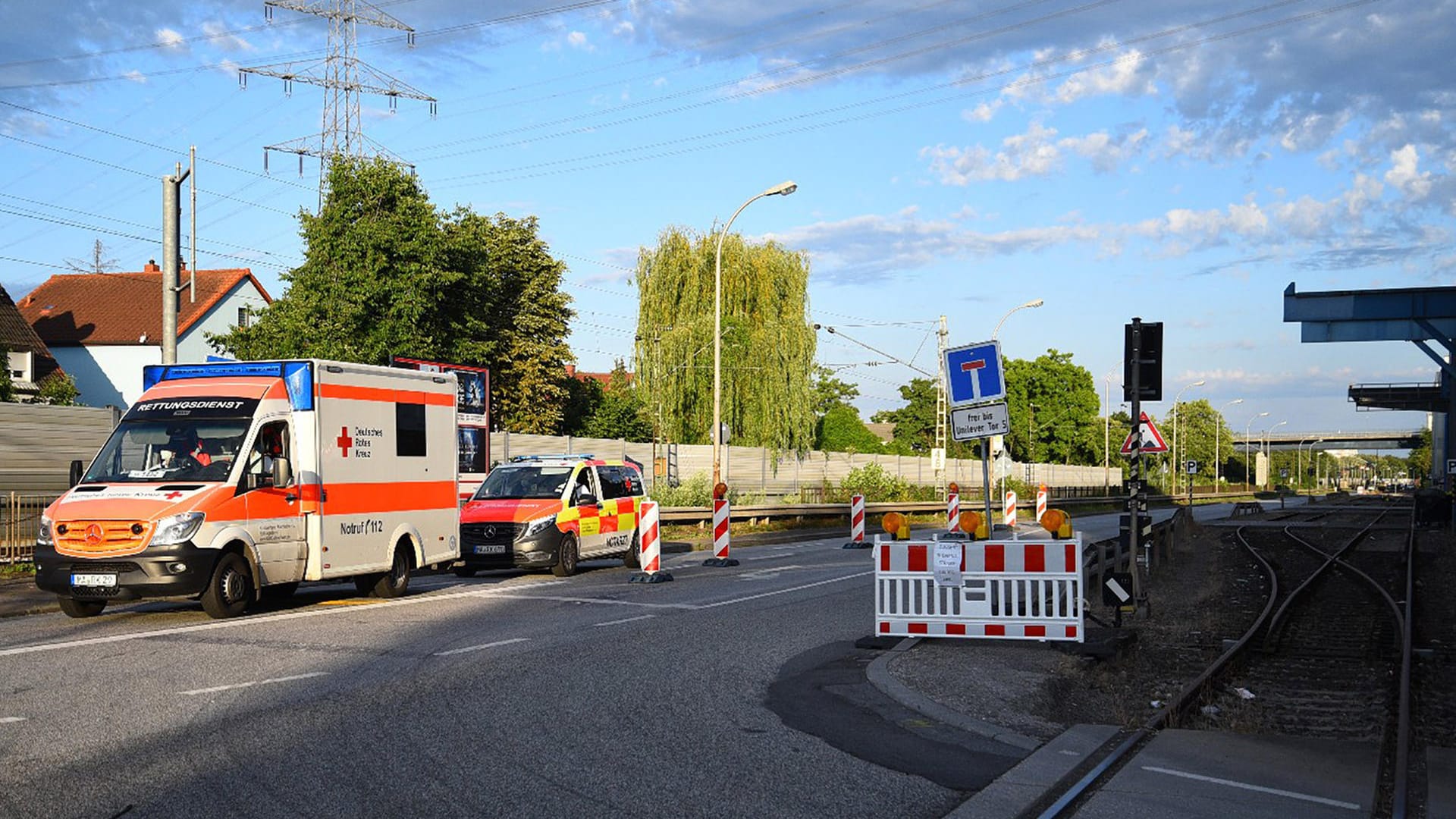 Polizeieinsatz in Mannheim: Eine Radfahrerin wurde totgefahren.