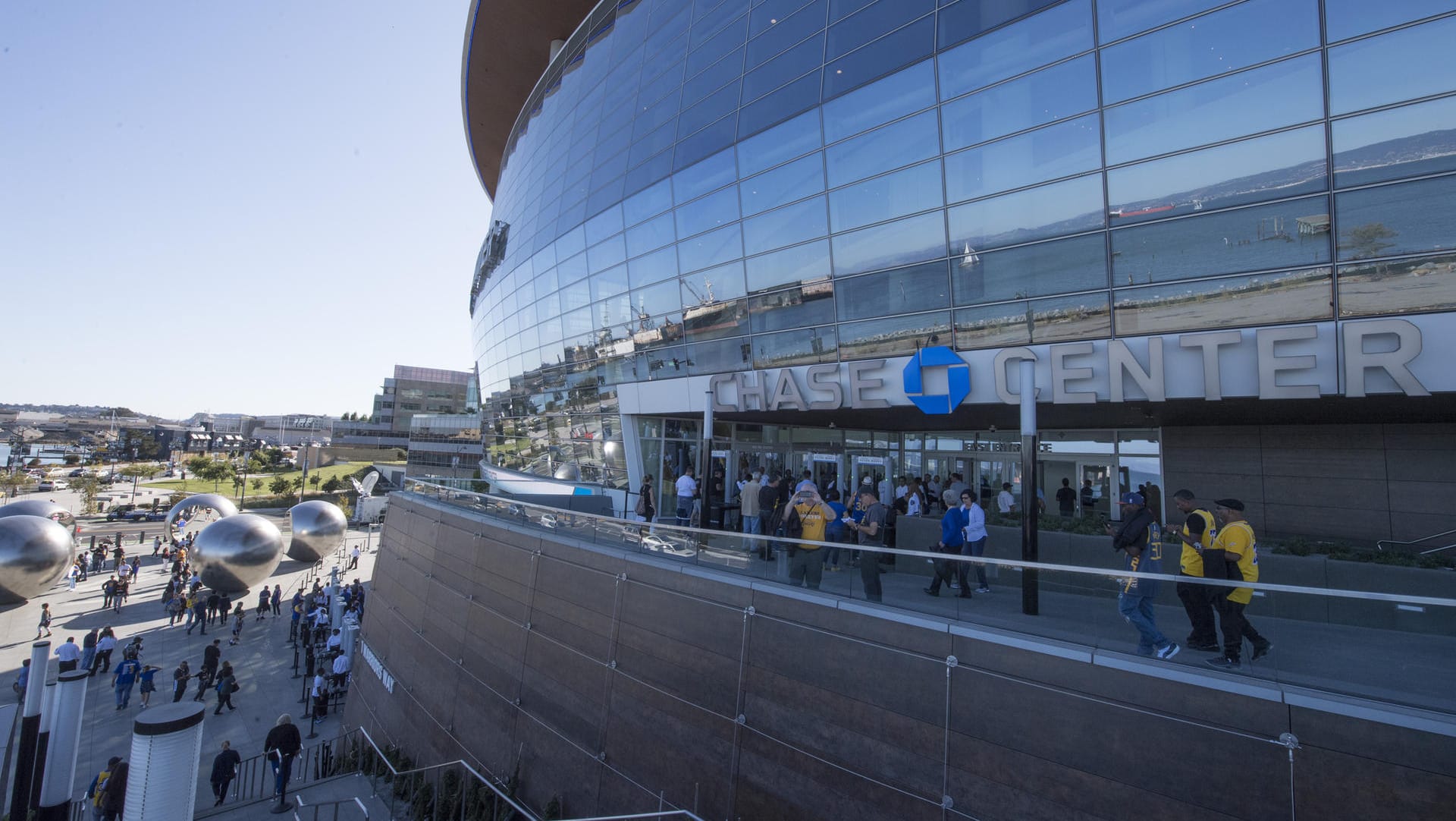 Hochmoderne Arena: Im 2019 eröffneten Chase Center gibt es neben 18 verschiedenen Essensständen und fünf Cocktailbars auch einen Wellnessraum und eine Stillkabine.