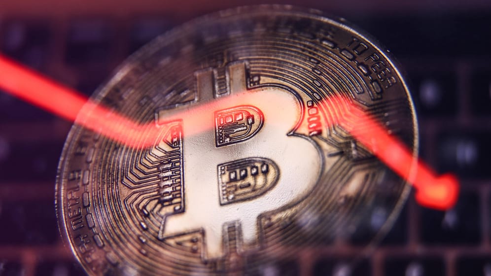 Bitcoin Illustration (Symbolbild): Die Kryptowährung Bitcoin fällt auf rund 20.000 US-Dollar.