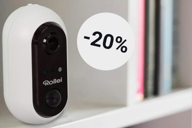 Für Innen- und Außeneinsatz: Kabellose Akku-Überwachungskamera von Rollei im Aldi-Angebot für unter 80 Euro sichern.