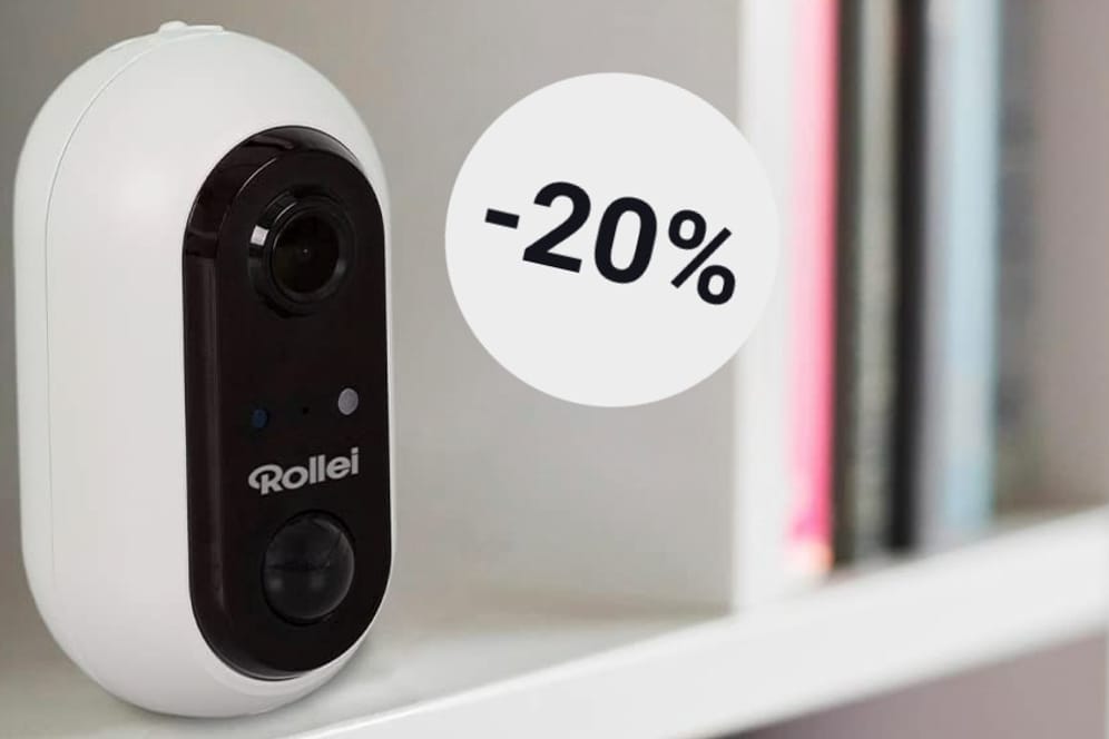 Für Innen- und Außeneinsatz: Kabellose Akku-Überwachungskamera von Rollei im Aldi-Angebot für unter 80 Euro sichern.