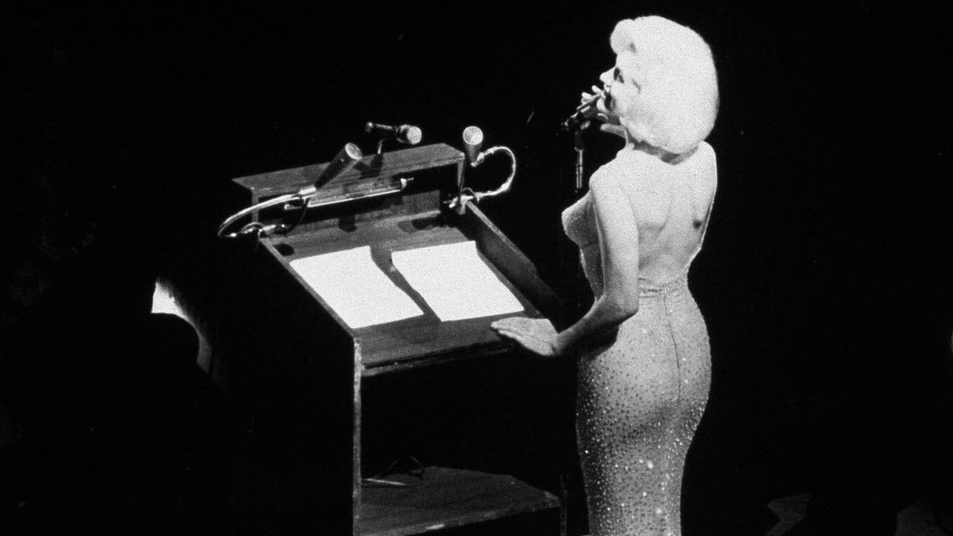 Marilyn Monroe 1962: Hier singt die Diva "Happy Birthday, Mr. President".