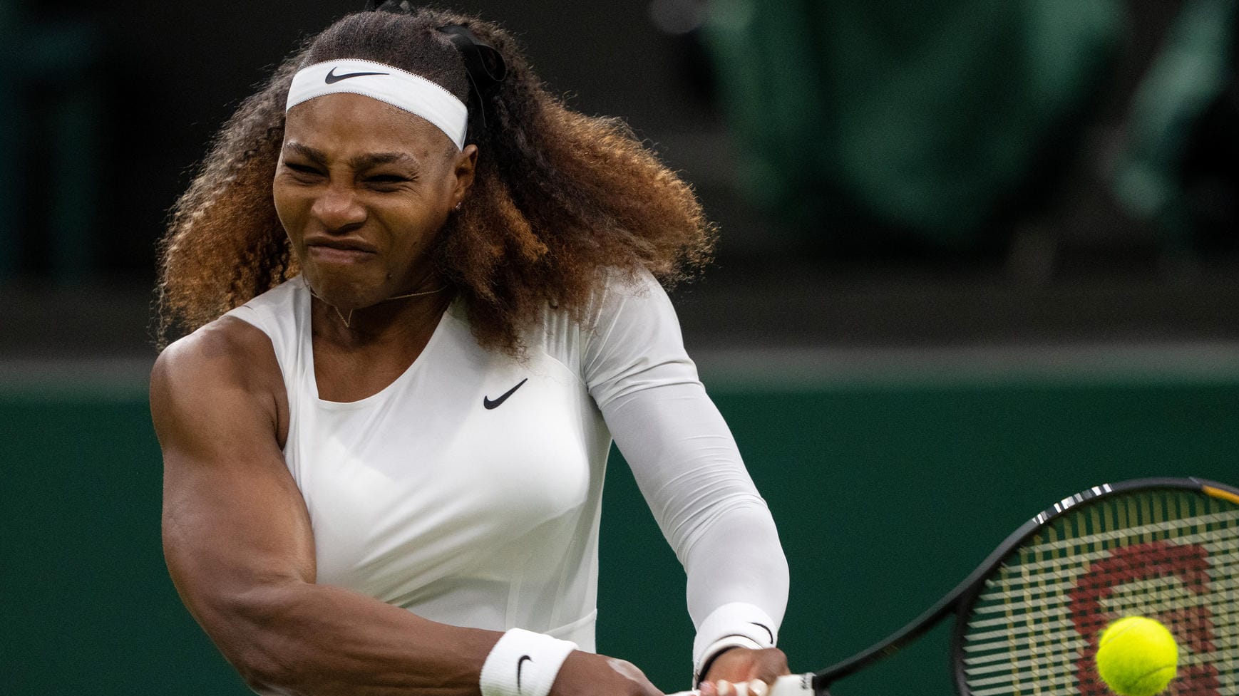 Serena Williams: Die Tennisspielerin in Wimbledon 2021, sie musste verletzungsbedingt aufgeben.