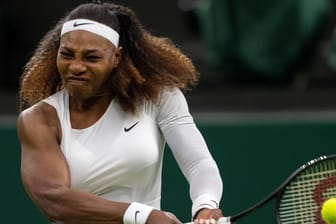 Serena Williams: Die Tennisspielerin in Wimbledon 2021, sie musste verletzungsbedingt aufgeben.