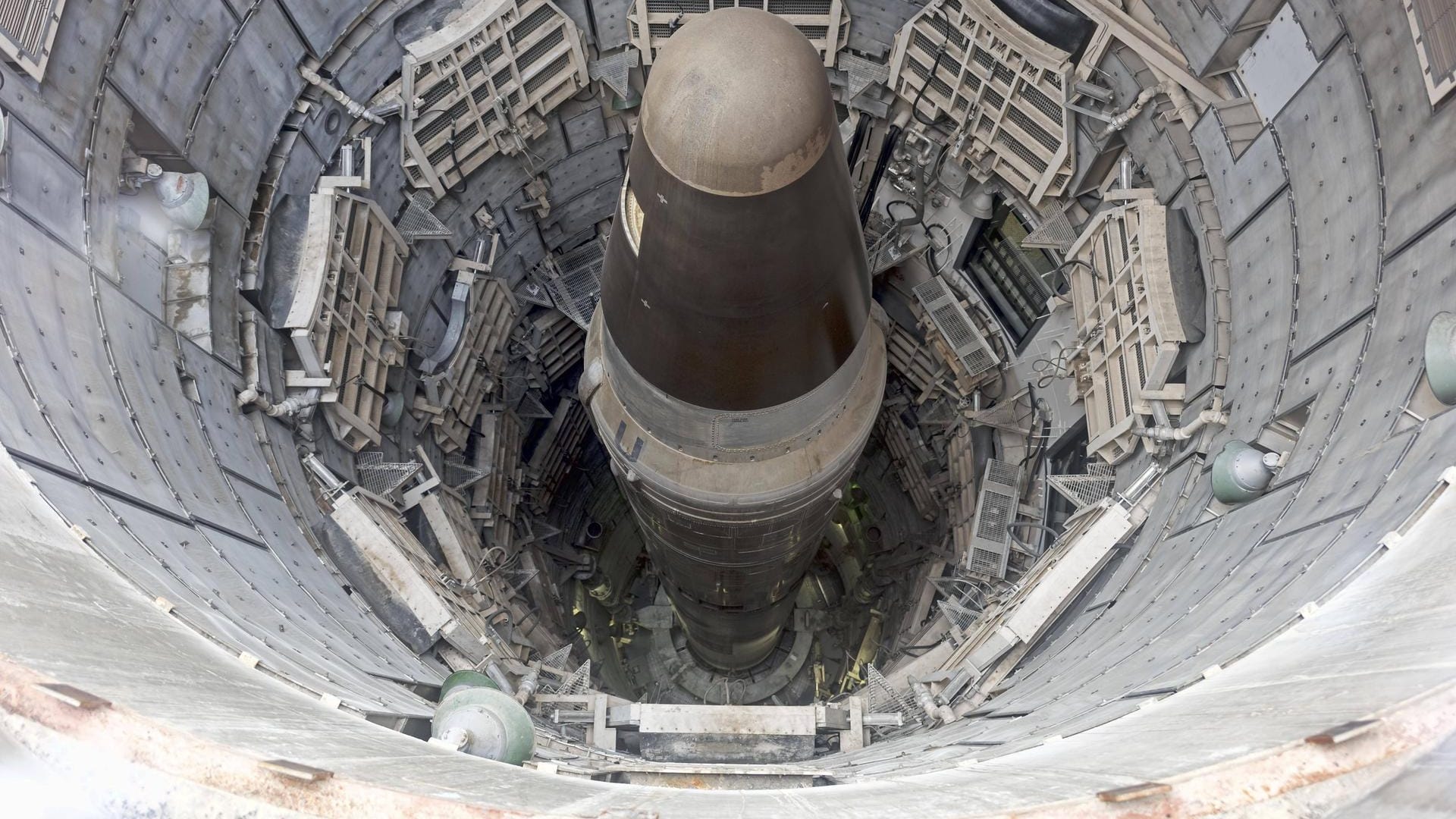 US-Interkontinentalrakete im Titan Missile Museum in Arizona: Historiker schätzen, dass die USA zeitweise 5.000 Atomsprengköpfe in Deutschland lagerten.