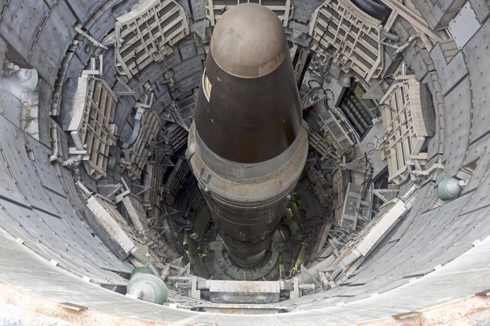 US-Interkontinentalrakete im Titan Missile Museum in Arizona: Historiker schätzen, dass die USA zeitweise 5.000 Atomsprengköpfe in Deutschland lagerten.