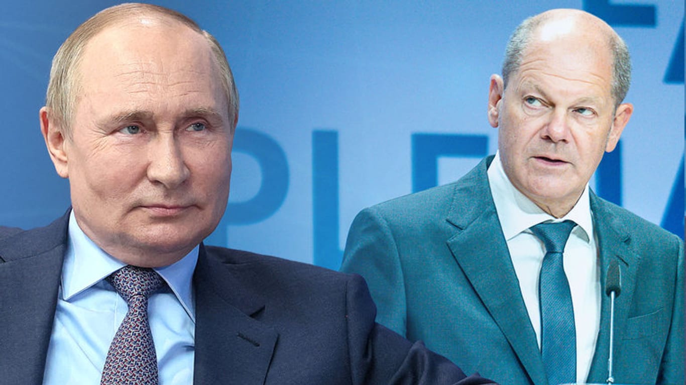 Wladimir Putin und Olaf Scholz: Laut Carlo Masala braucht Europa angesichts der russischen Bedrohung nicht mehr Institutionen, sondern Pragmatismus und Soldaten.