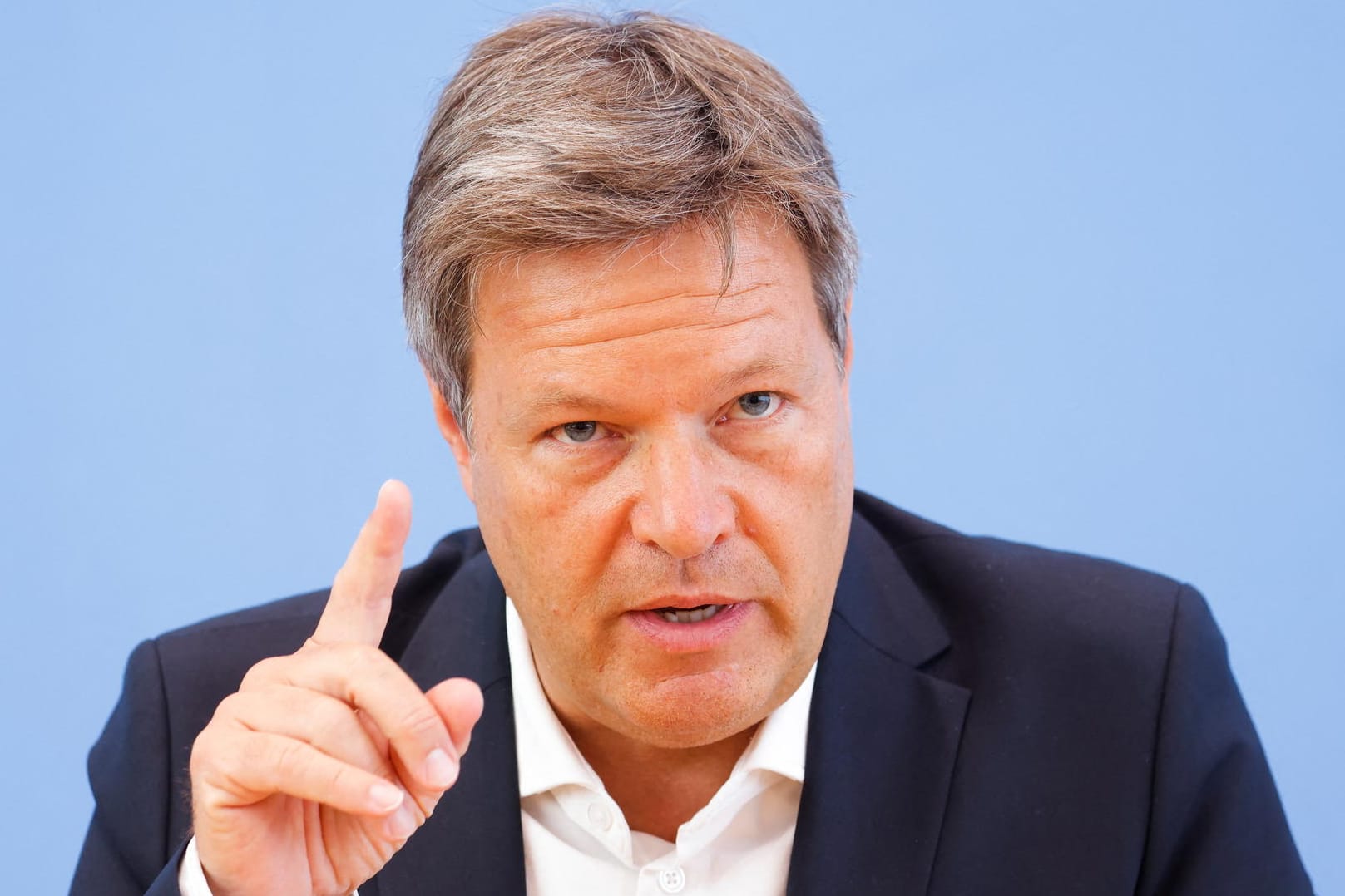 Robert Habeck: Der Wirtschaftsminister hat erneut betont, dass es in Deutschland keine Versorgungsprobleme gebe.