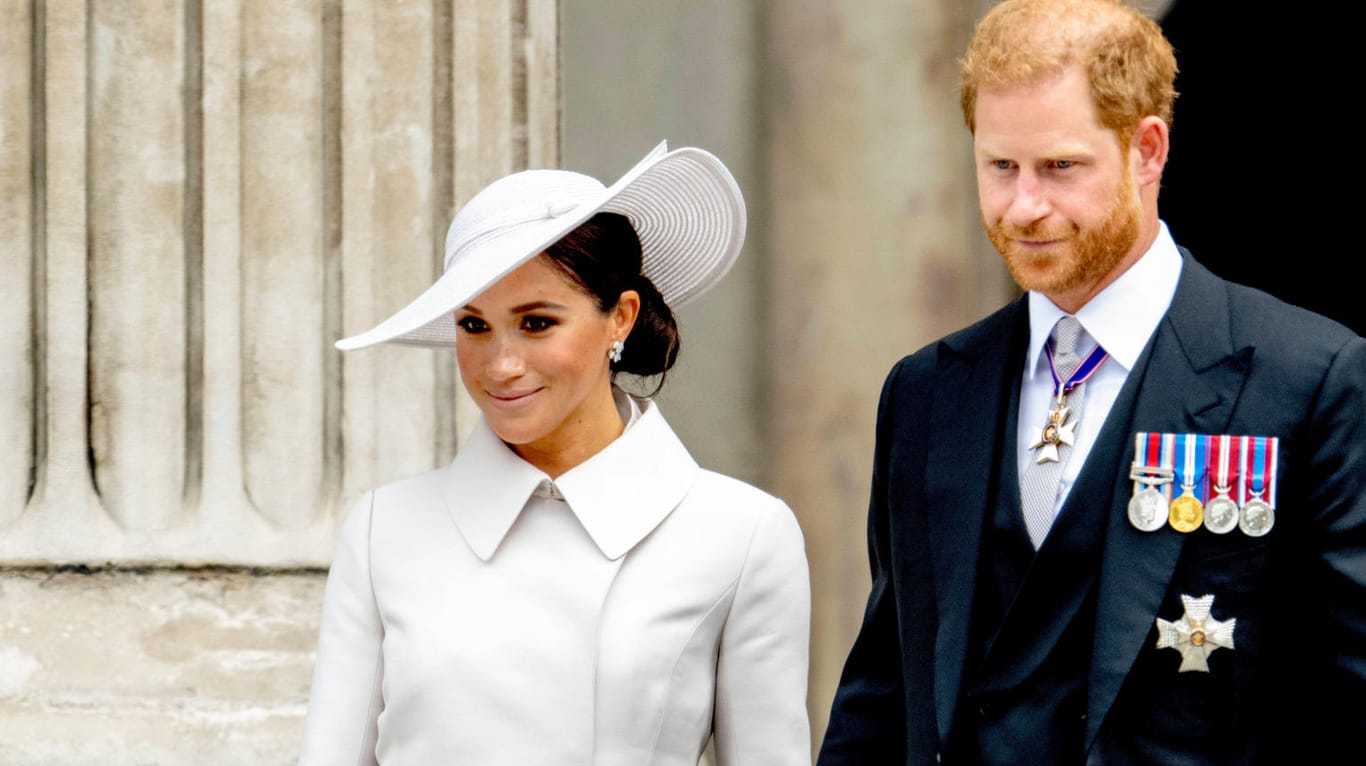 Herzogin Meghan und Prinz Harry: Die Eltern besuchten ihre britischen Verwandten im Rahmen des Thronjubiläums Anfang Juni.