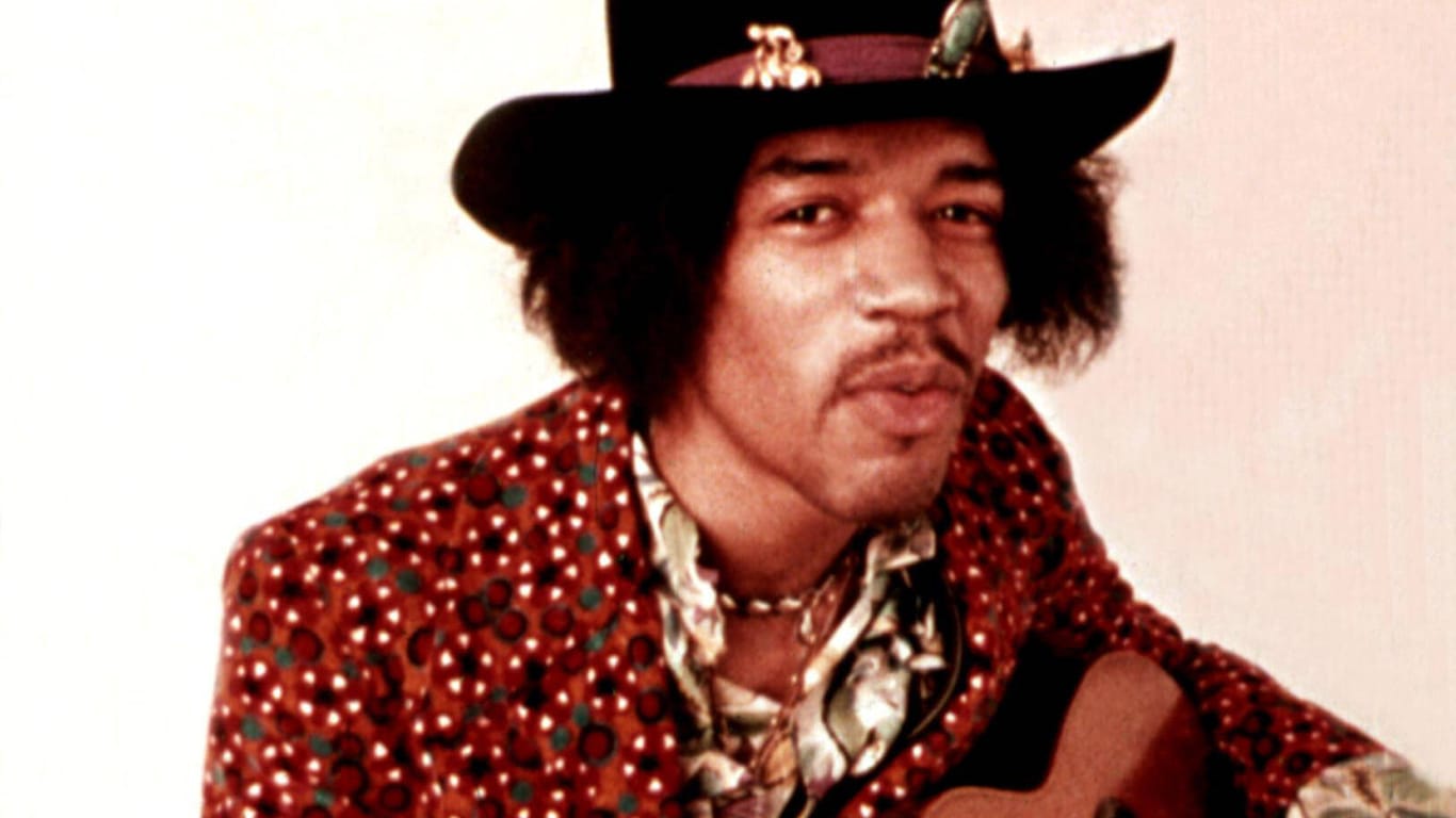 Jimi Hendrix in einer Aufnahme etwa 1970 (Archivbild): Der Musik hat nicht nur musikalisch einen Eindruck, sondern auch körperlich einen Abdruck hinterlassen.