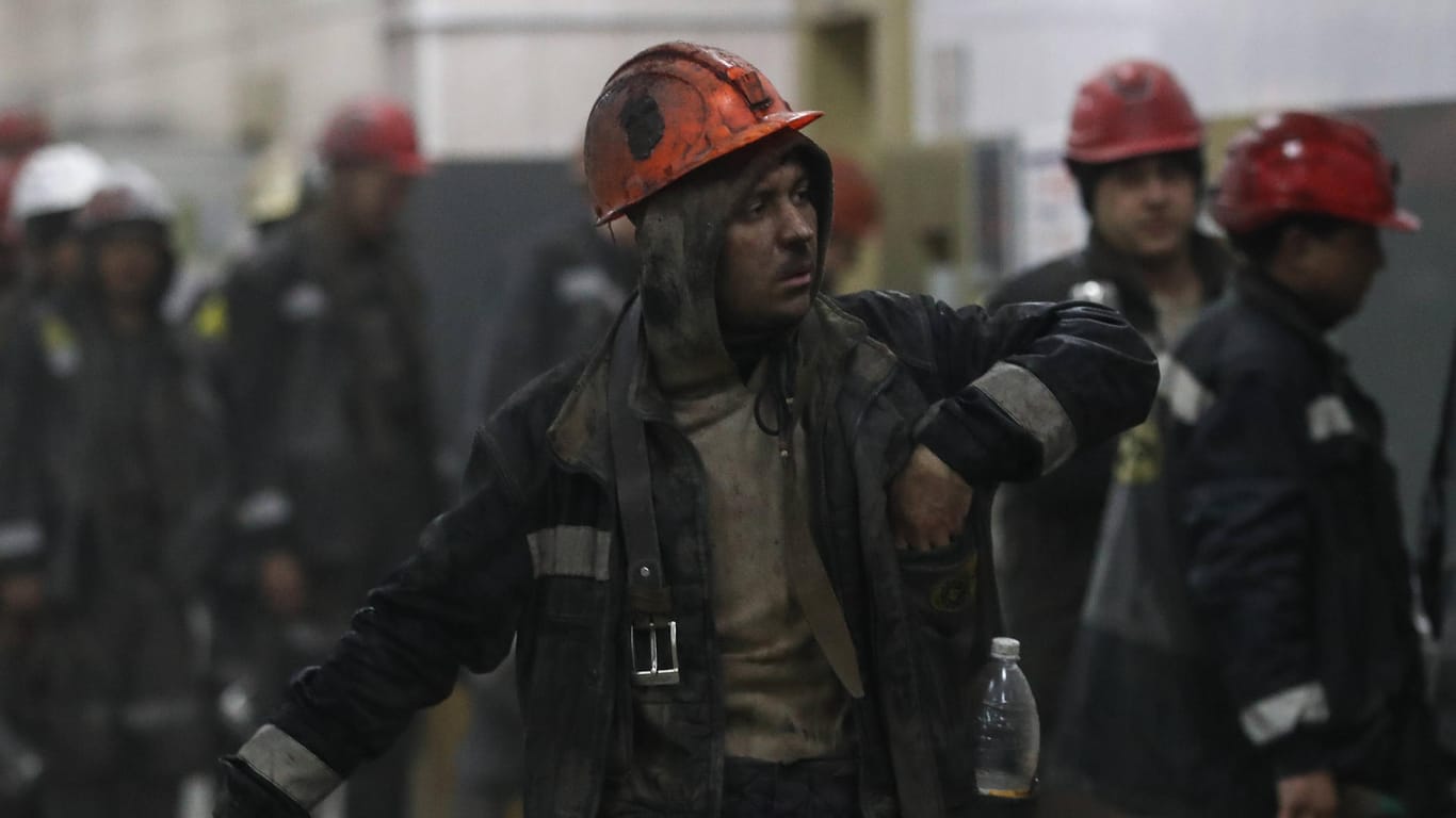 Minenarbeiter in Sibirien: Das Methan-Gas kann unter Tage explodieren und stellt eine tödliche Gefahr für die Arbeiter dar.