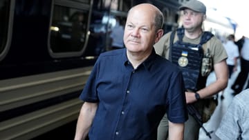 Olaf Scholz: Kanclerz przyjechał do Kijowa.