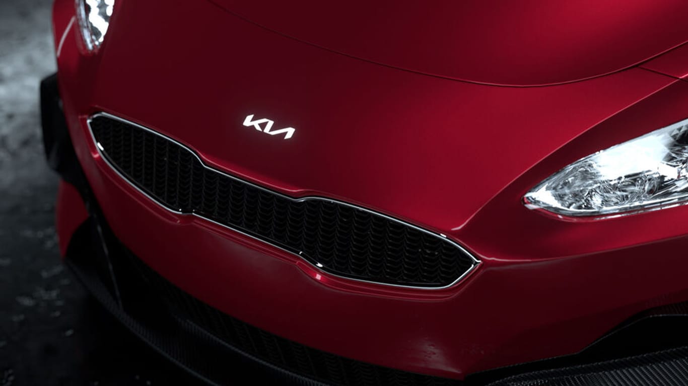 Ohne Oval: das neue Kia-Logo mit markantem Schriftzug