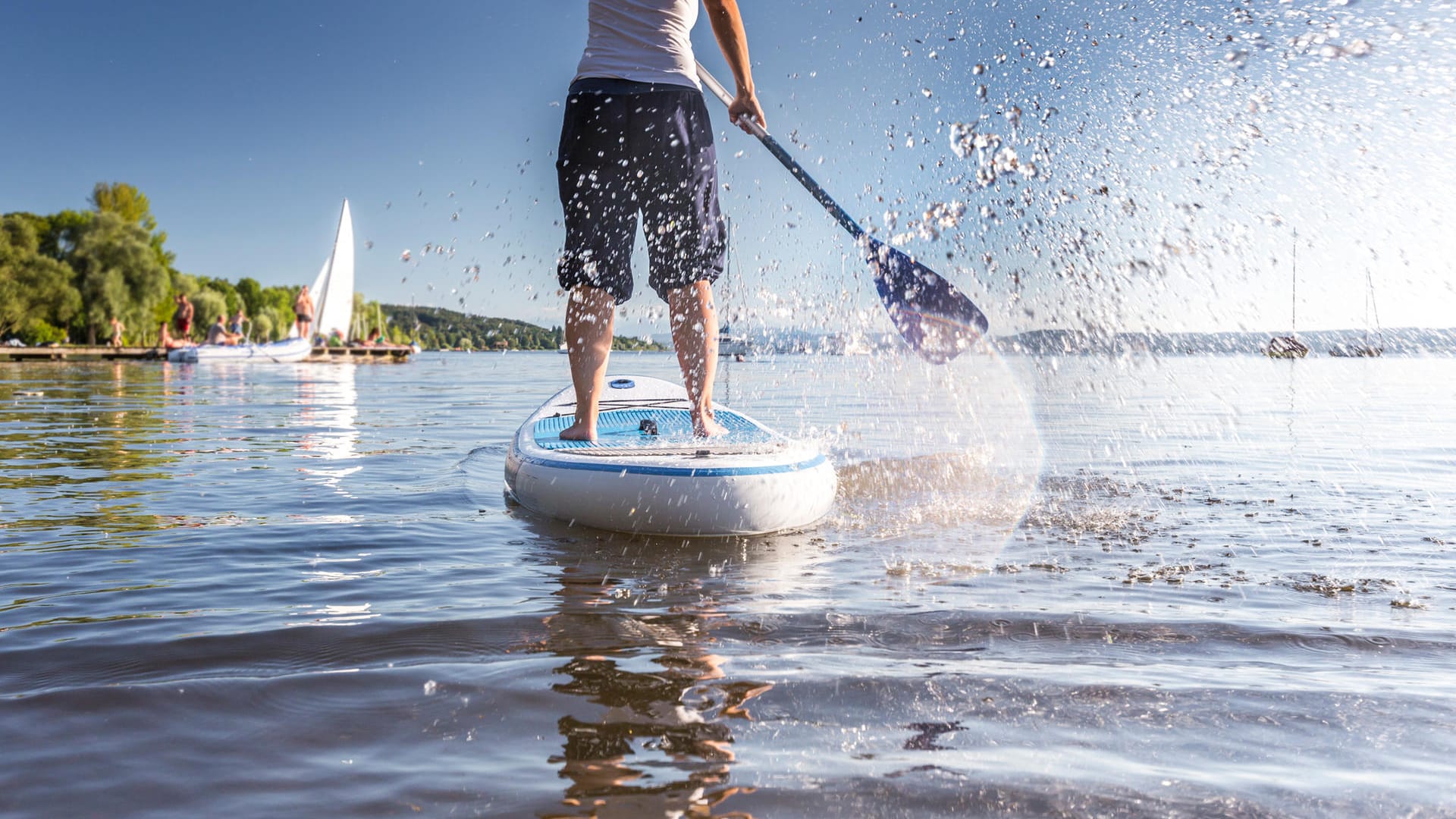 Aldi-Angebot am Sonntag: Stand-up-Paddling-Board radikal reduziert.