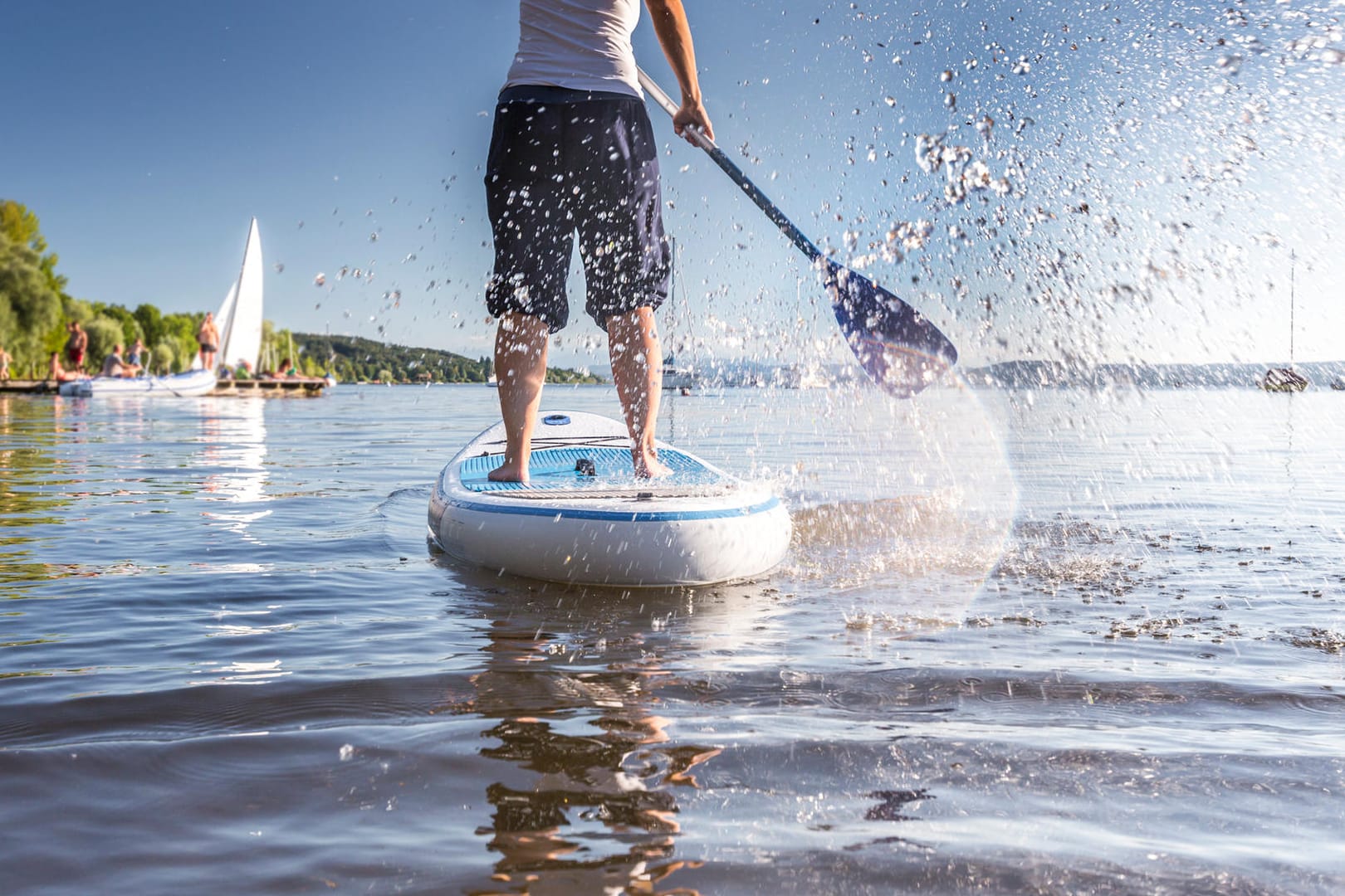 Aldi-Angebot am Sonntag: Stand-up-Paddling-Board radikal reduziert.