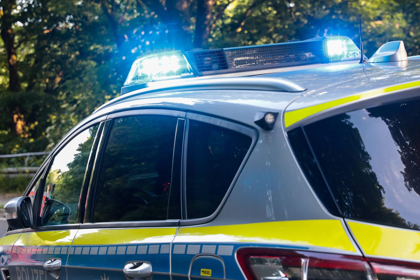 Streifenwagen der Polizei (Symbolbild): Der Mann stellte sich selbst der Polizei.