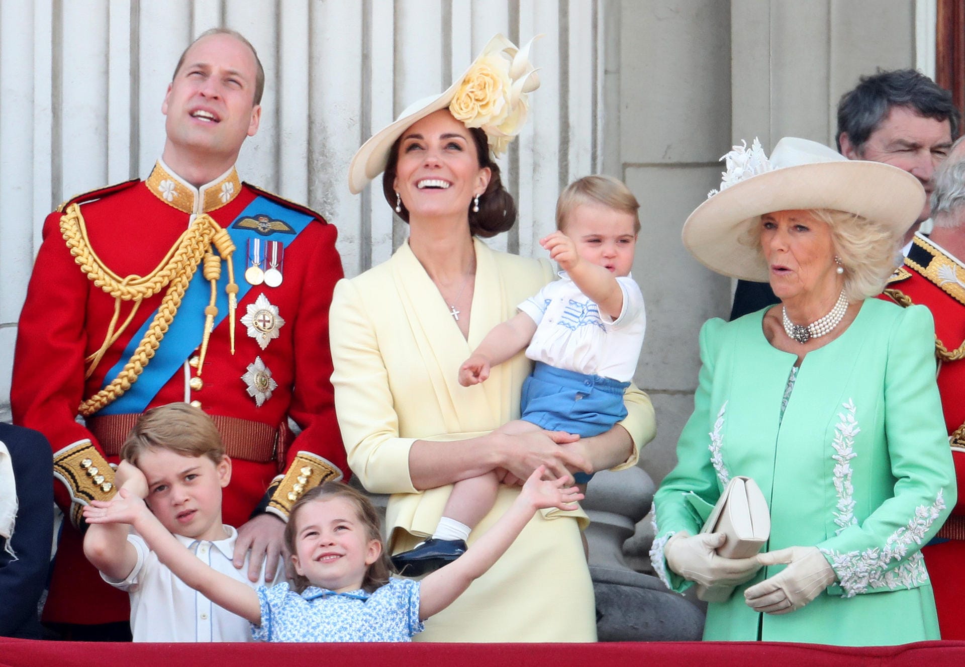 8. Juni 2019: Prinz William mit seiner Familie bei der "Trooping the Colour"-Parade