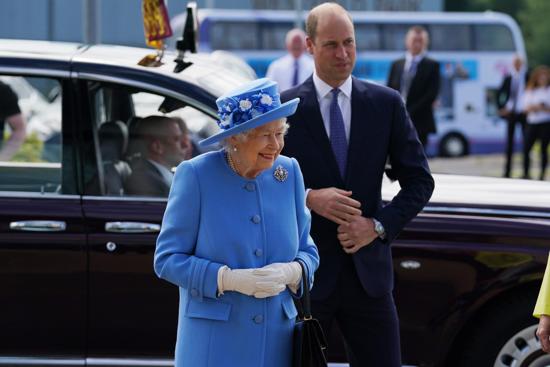 28. Juni 2021: Prinz William mit der Queen bei einem gemeinsamen Termin