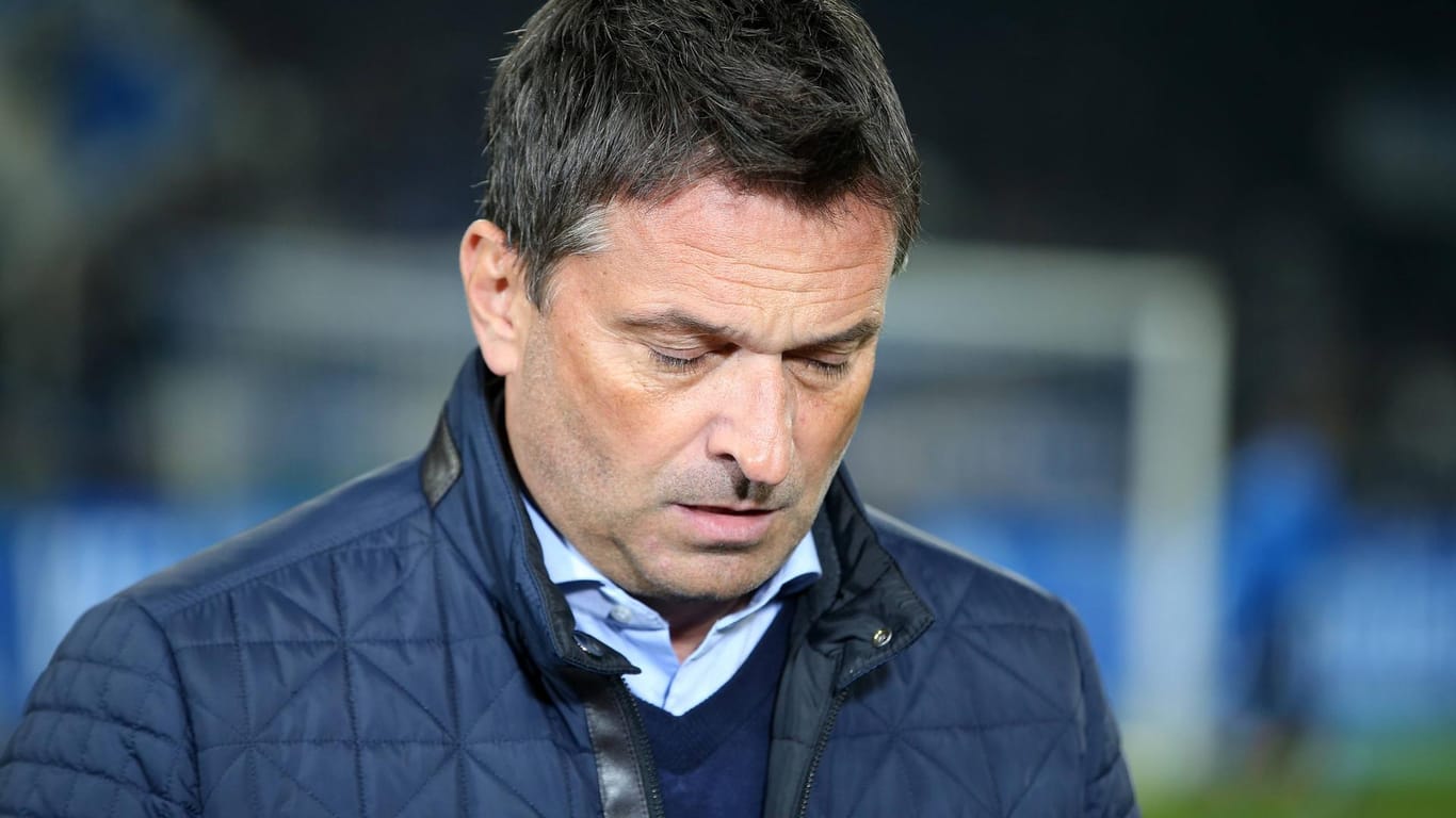 Christian Heidel: In Abstiegsgefahr befindlich, warf er 2019 als Manager bei Schalke 04 hin.