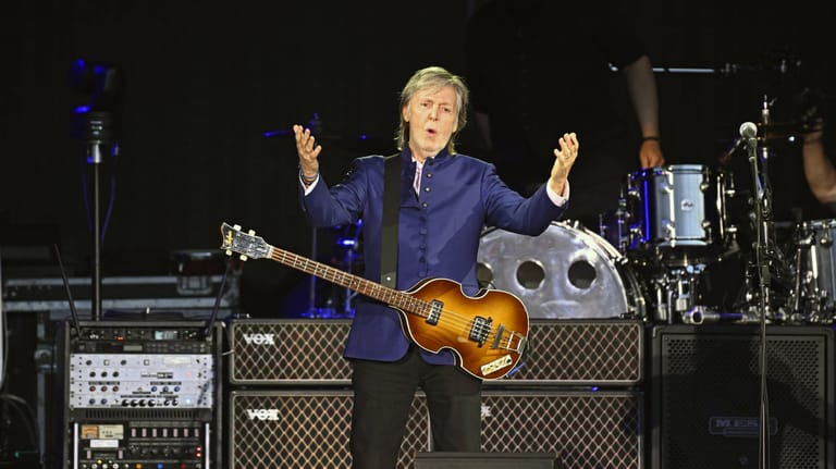 Paul McCartney bei einem Auftritt 2022: Bis ins hohe Alter steht der Ex-Beatle auf der Bühne.