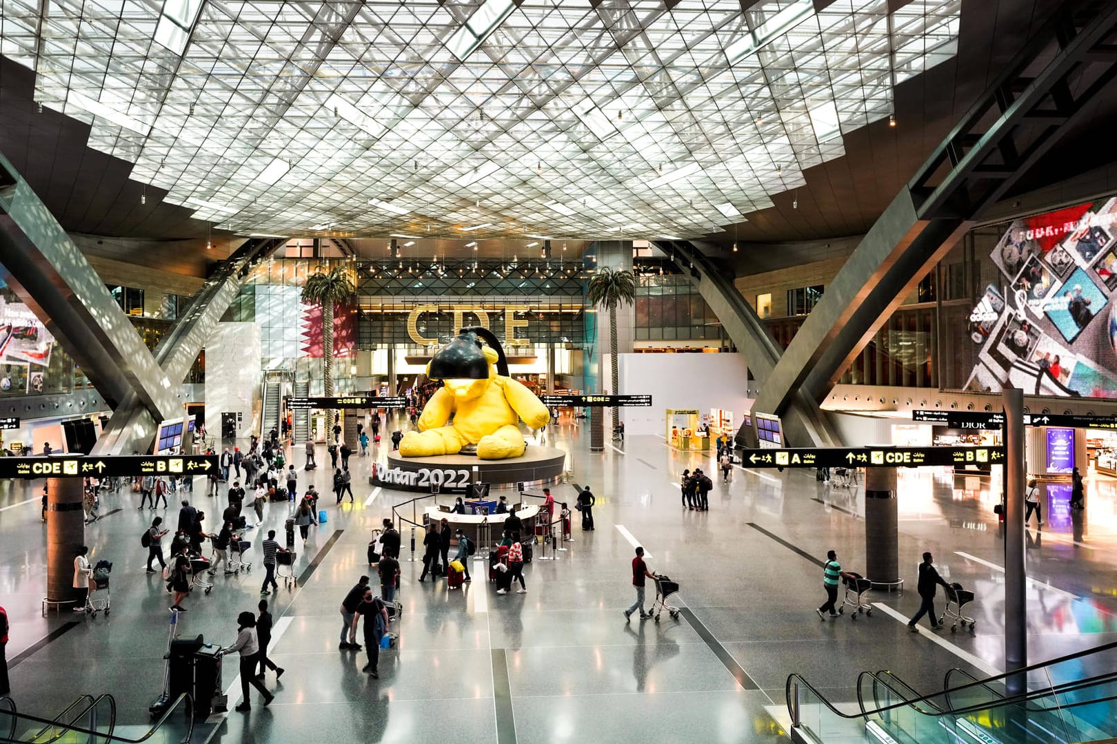 Flughafen Hamad International: Der Airport in Doha wurde erneut zum besten Flughafen der Welt gekürt.