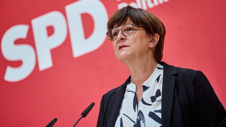 Saskia Esken (Archivbild) attackiert verbal den CDU-Vorsitzenden Friedrich Merz.