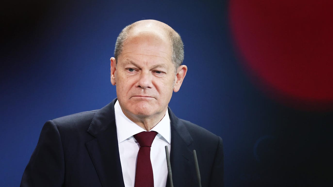 Olaf Scholz: Der Kanzler und die SPD verlieren in Umfragen gegenüber den Grünen an Beliebtheit.