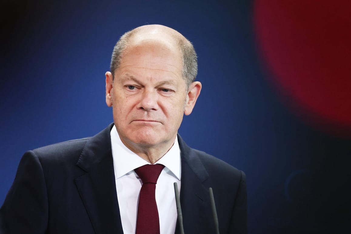 Olaf Scholz: Der Kanzler und die SPD verlieren in Umfragen gegenüber den Grünen an Beliebtheit.