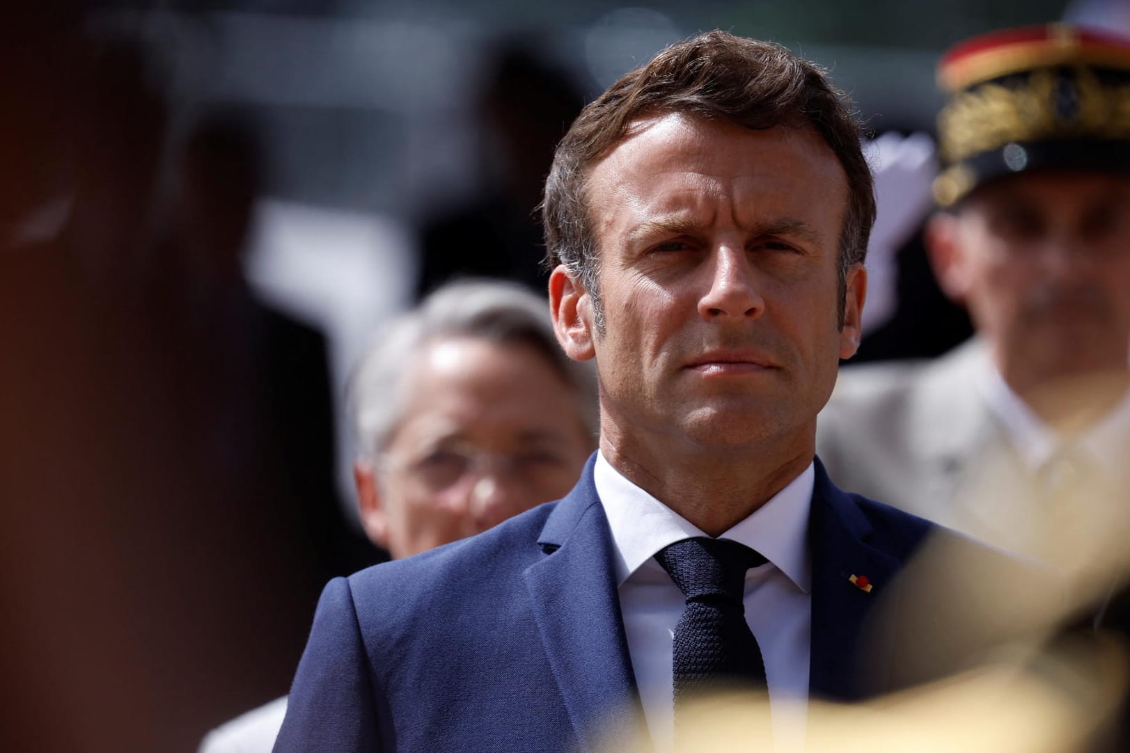 Frankreichs Präsident Emmanuel Macron: Er muss um die absolute Mehrheit bangen.