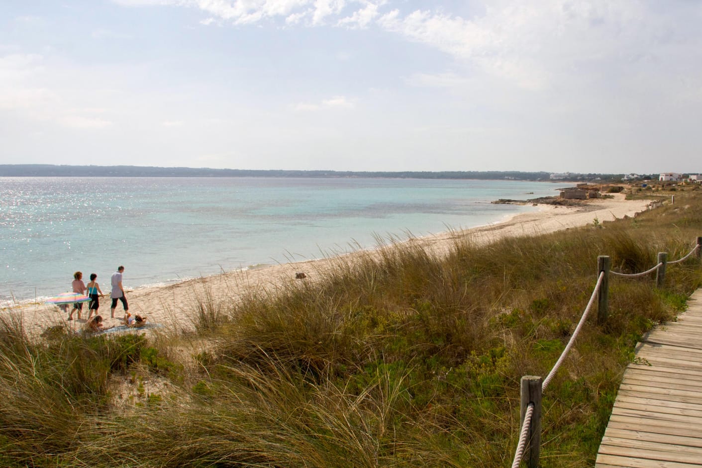 Strand von Migjorn (Archiv): Hier kam am Freitag ein 71-Jähriger ums Leben.