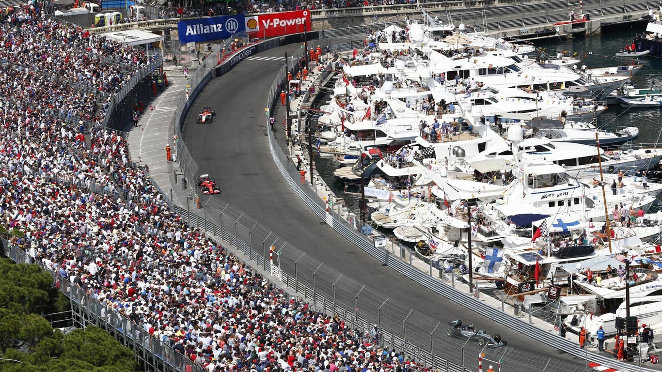 Hafen von Monte Carlo: Das Rennen in Monaco gehört zu den bekanntesten Rennstrecken weltweit.