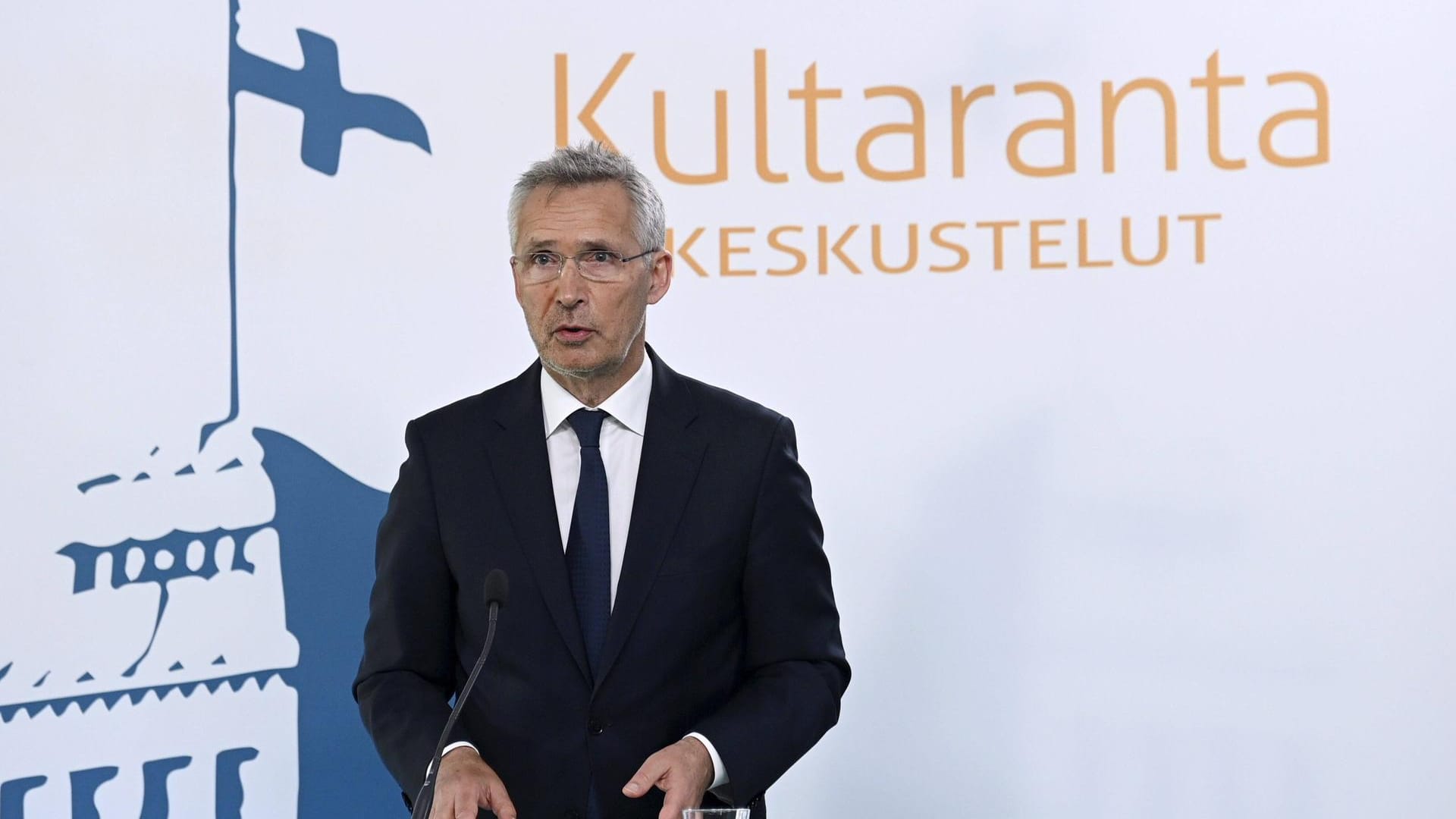 Jens Stoltenberg bei einer Tagung (Archivbild): DerNato-Generalsekretär fürchtet, dass der Ukraine-Krieg noch lange dauern kann.