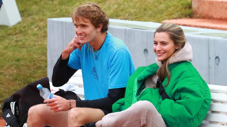 Alexander Zverev und Sophia Thomalla: Sie war beim Training bei den BMW Open dabei, die beiden sind ein Paar.