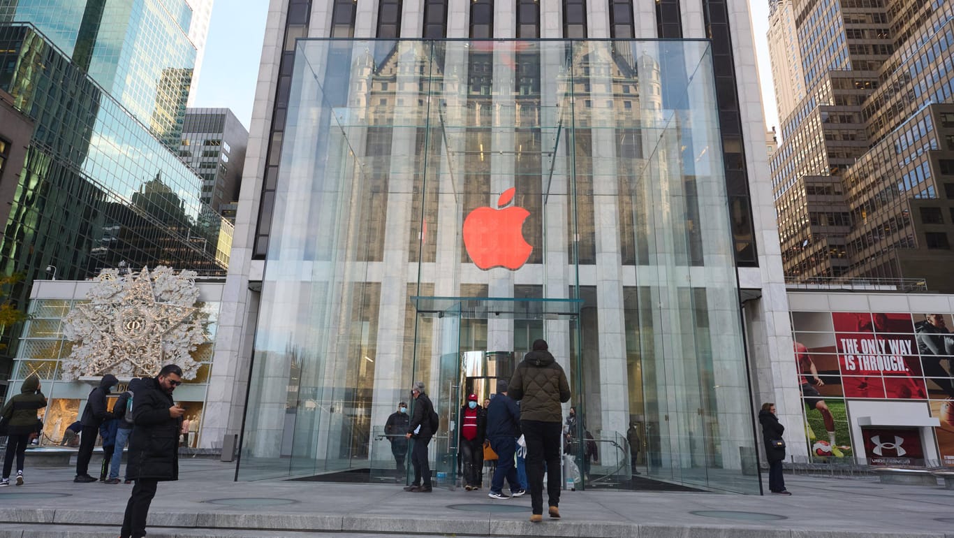 Apple Store in New York (Symbolbild): Nach mehreren gescheiterten Versuchen, haben Apple-Store-Mitarbeiter in den USA eine Gewerkschaft gegründet.