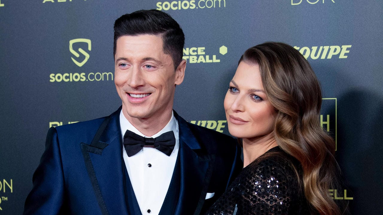 Robert Lewandowski und seine Frau Anna: Der Stürmer will den FC Bayern verlassen.