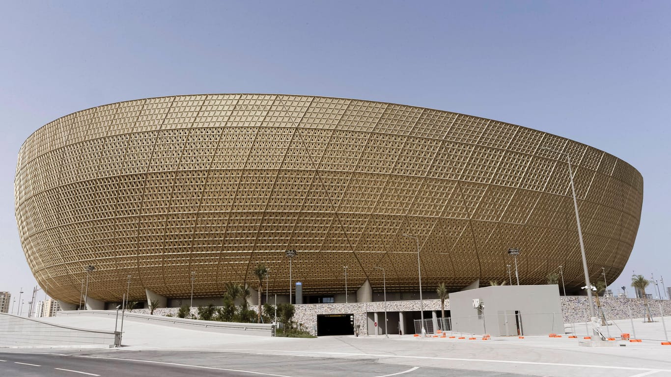 Das Lusail-Stadion in Doha: Hier findet bei der Weltmeisterschaft das Finale statt.