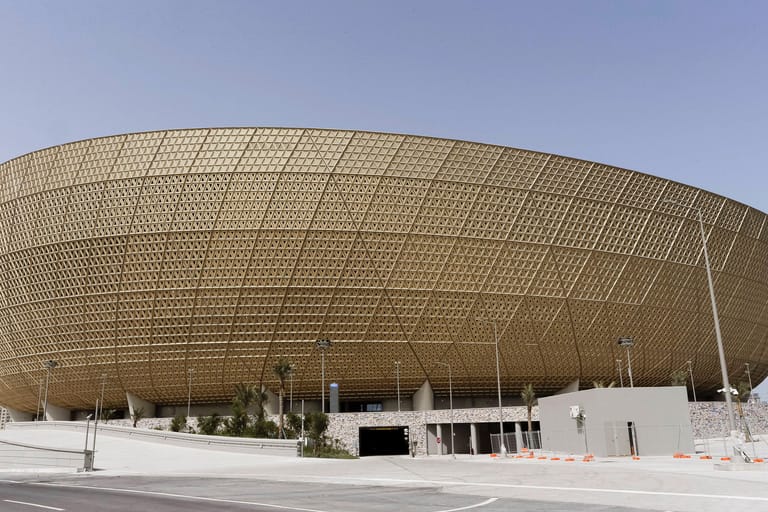 Das Lusail-Stadion in Doha: Hier findet bei der Weltmeisterschaft das Finale statt.
