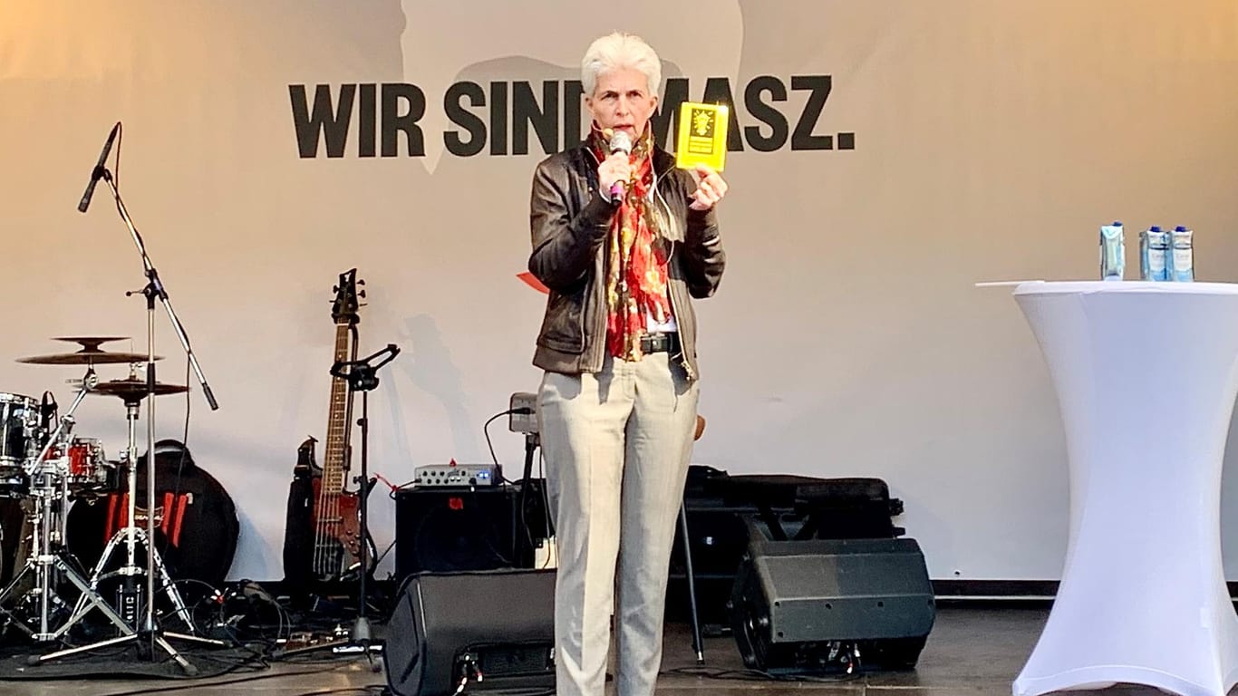 Strack-Zimmermann am 5. September 2020 bei ihrer Kandidatur in Düsseldorf: Nur 12,5 Prozent.