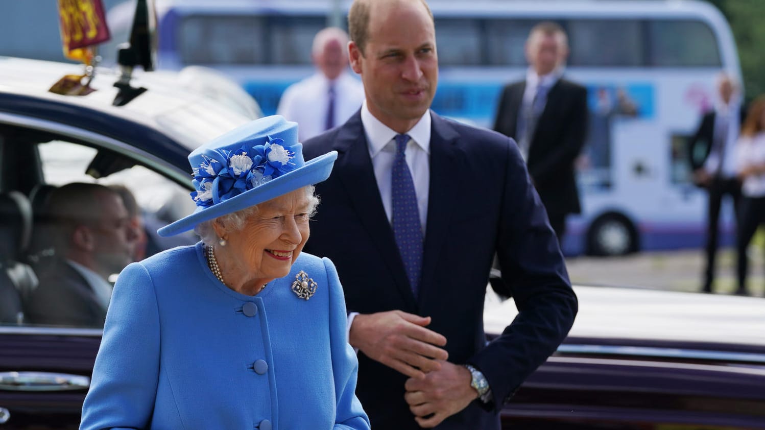 Die Queen und Prinz William: Er wird am 21. Juni 40 Jahre alt.