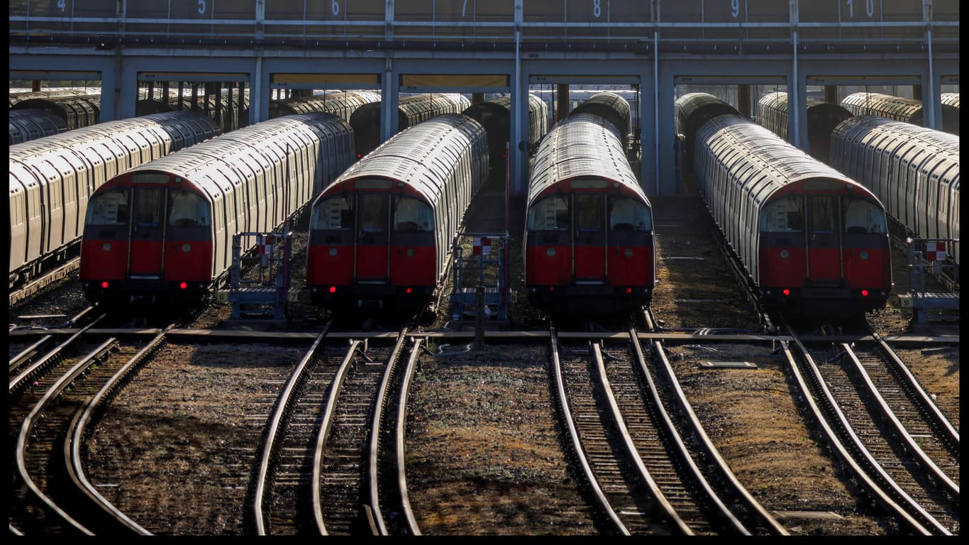 Bahnhof in London, Vereinigtes Königreich (Symbolbild): Drei Tage will die Eisenbahngewerkschaft in den Streik gehen.