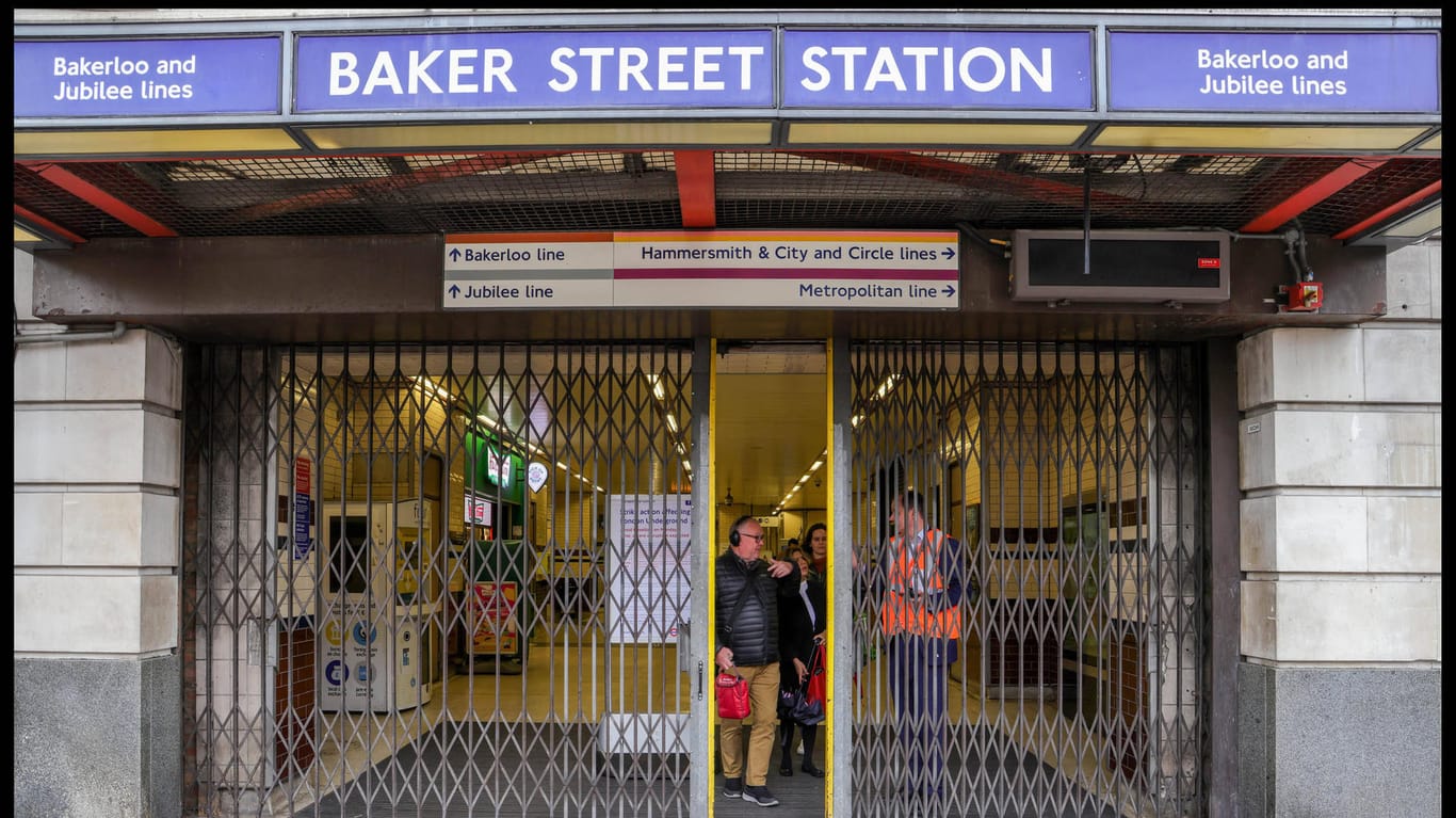 Kein Betrieb (Symbolbild): In London ist auch die U-Bahn vom Streik betroffen.